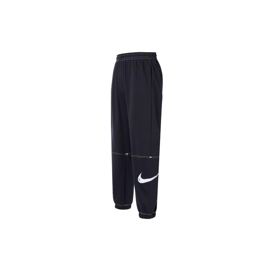 Nike Logo Patch Knit Jogger Pants Women Bottoms Black DM6206-010