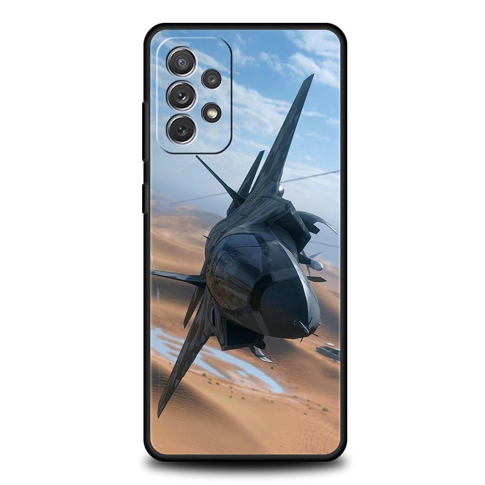 

Phone Case For Samsung Galaxy A15 A13 A51 A71 A41 A31 A21S A03S A05 A12 A32 A52 A23 A25 A33 A53 A73 5G Cover Fighter Planes Samsung A25