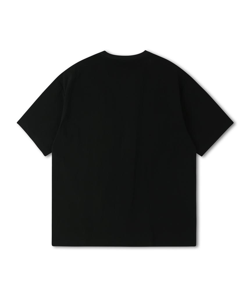 DOLPHIN WAVE APPAREL [Set] Dolphin Stretch Woven Short Sleeve T-Shirt & Shorts Black
