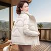 Stand-up collar down padded jacket women's short new padded jacket casual warm thickened padded jacket