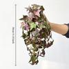 Artificial Plant Bouquet Copper Coin Grass Soft Glue Lifelike Fake Green Plants Wall Hanging for Home Office Garden Decoration