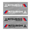 2 pz Adesivo Riflettente per Lato Portiera Auto Grafiche per Carrozzeria Decalcomania in Vinile per Mitsubishi ASX Lancer Pajero Outlander L200 Lancer EX Pajero