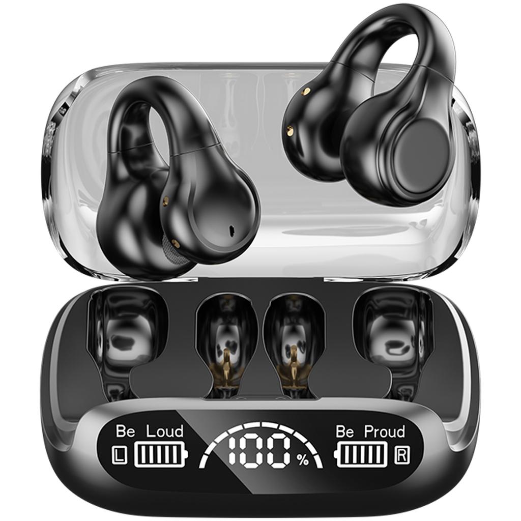 Waterproof TWS Bluetooth-compatible 5.3 Headphone with Clear Voice Calls Noise Cancelling Bone Conduction Headset