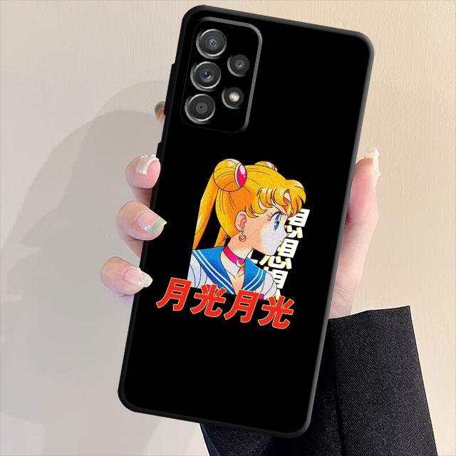 S-Sailors Moons Phone Case for Samsung Galaxy A32 A42 A11 A31 A13 A41 A21s A52s A22 A23 A71 A33 A51 A52 A12 A73 A72 A53 Cover