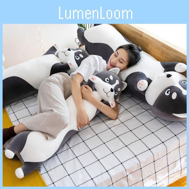 Siberian Husky Adorable Plush Toy Cute Girl Sleep Companion Birthday Gift Kids