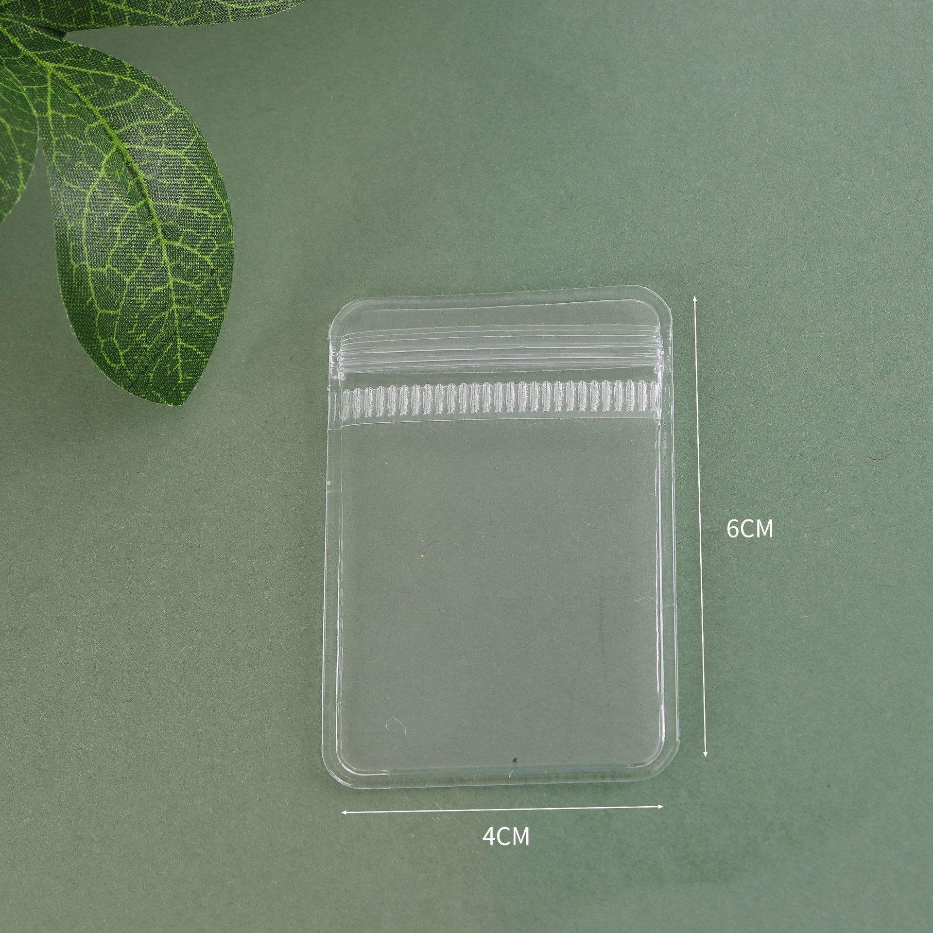Jewelry Anti-Oxidation PVC Self-Sealing Transparent Moisture-Proof Dust-Proof Oil-Proof Portable Storage Bag