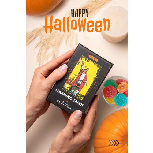 Wyspell Learning Tarot - Meaningful Tarot Cards - Meaningful Beginner Tarot Deck - Beginner Cards with Guidebook