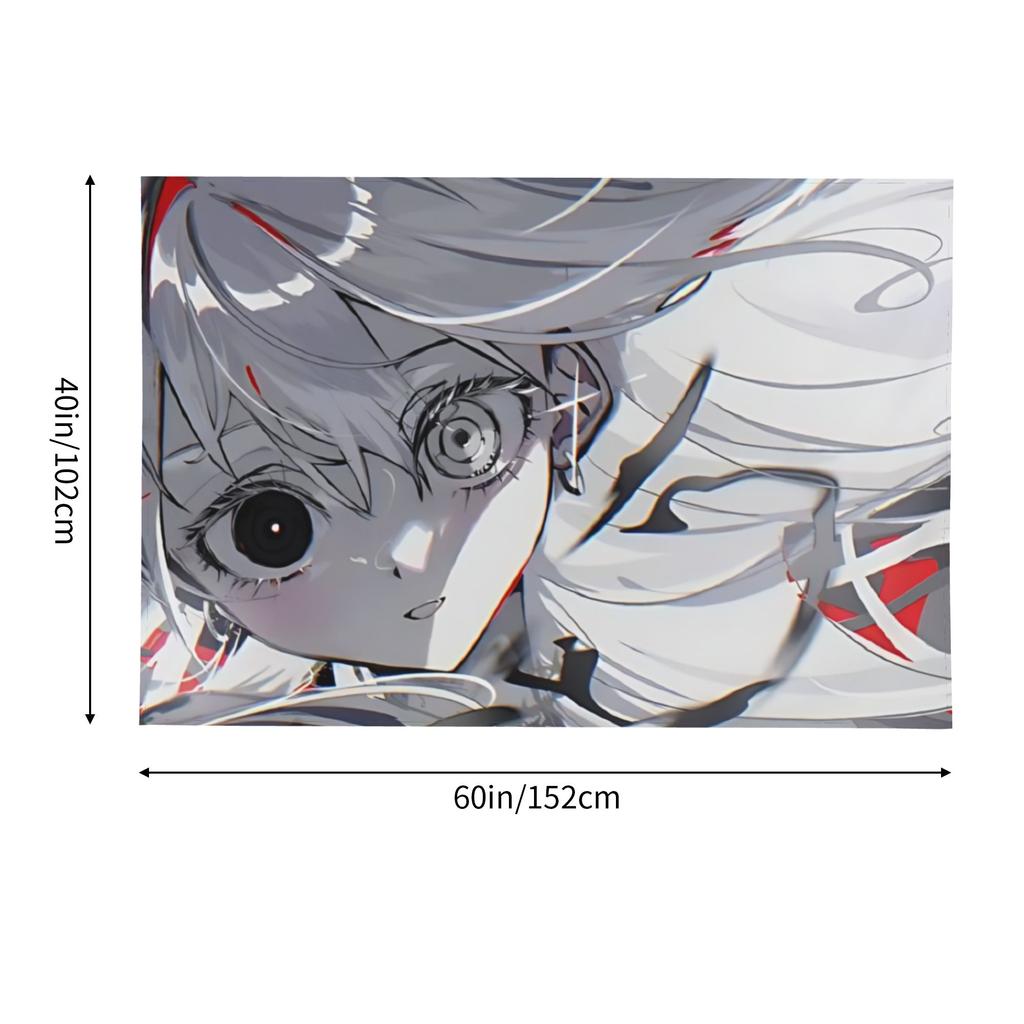 Colorful Anime Girl Tapestry Bedroom Decoration Wall Hanging Blanket Tapestry Cool Stuff For Room