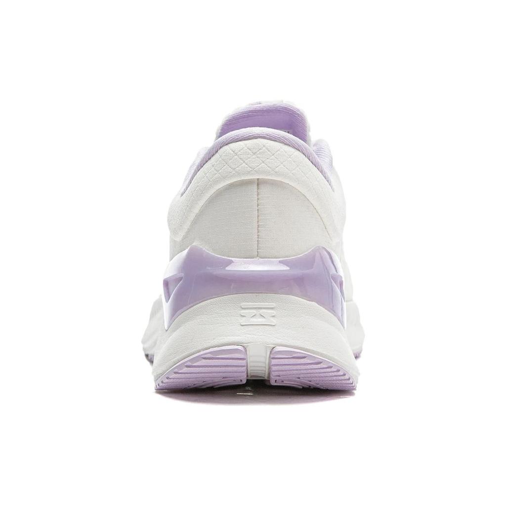 New LiNing YueYing Element Slip Resistant Low Top Running Shoes Women's White Purple ARHT060-1