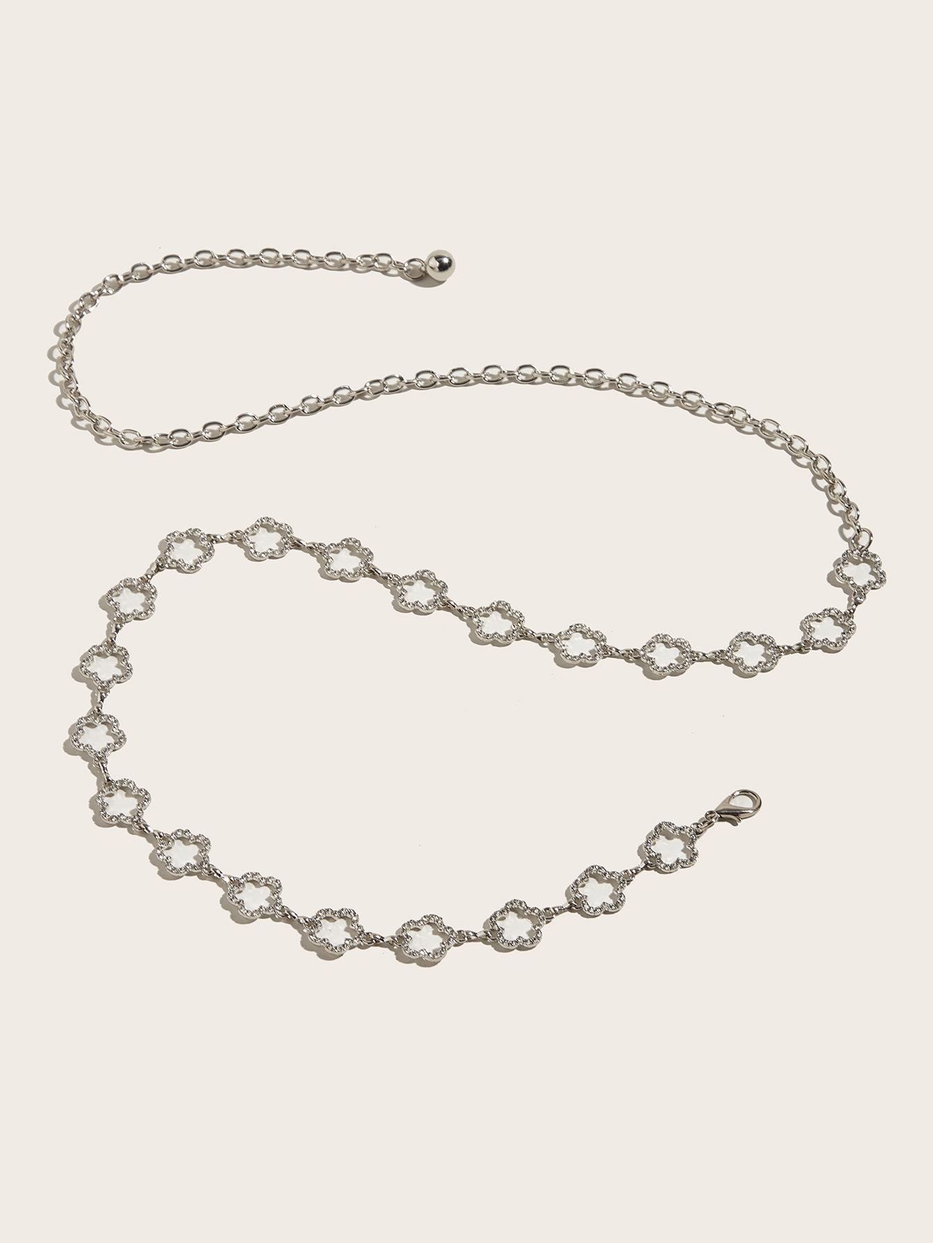 

Стразовая цепочка на талию Металлические аксессуары Пояс с юбкой Платье Цепочка на талию Украшение Тонкий пояс Тренд