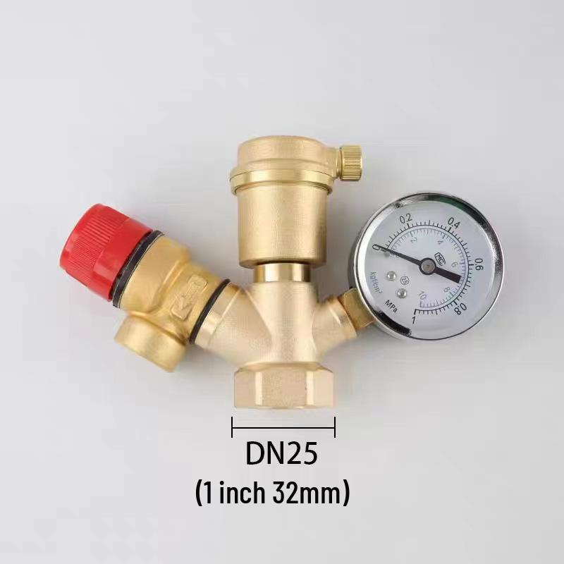 Brass Safety Pressure Relief Valve for Floor Heating & Boiler Exhaust