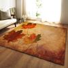 Maple Leaf Living Room Carpet Bedroom Dining Room Floor Mat Pattern Size