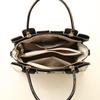 Elegant Patent Leather Women's Crossbody Handbag - Versatile for Mature Moms