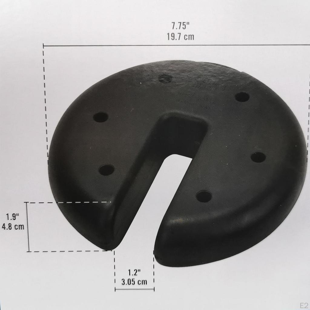 4x Sonnenschirmständer für Terrasse Füllbar Sonnenschirmständer Gewichte Winddicht Sommer Außen für Hinterhof