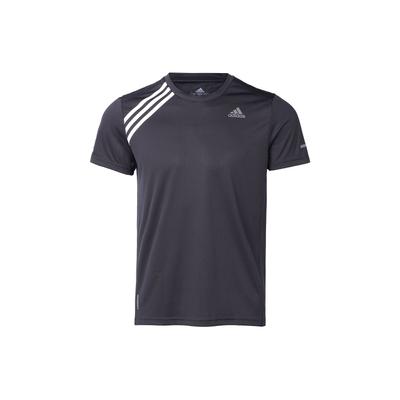 Striped Running Training Short Sleeve T-Shirt International Edition Men Tops Black ED9294