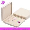 Flocked Jewelry Box for Necklace, Rings, Bracelets & Earrings - 4-Piece Set