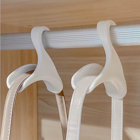 Hook No Punching Design Strong Load Bearing Hook Space-Saving Bag Hanging Hook for Home Bathroom