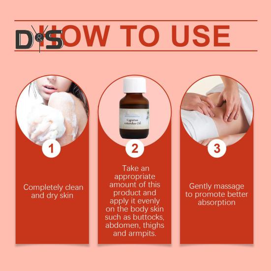 60 ml Cyperus Rotundus Oil pro depilaci Redukující růst chloupků na těle Přírodní esenciální olej Vyživuje Jemný olej pro péči o pleť pro všechny typy pleti