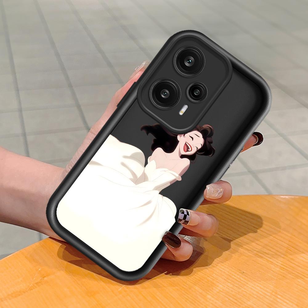 Soft Silicone Square Ladder Printing Pattern Phone Casing Full Cover Camera Shockproof Protection Rubber Case for Xiaomi Redmi