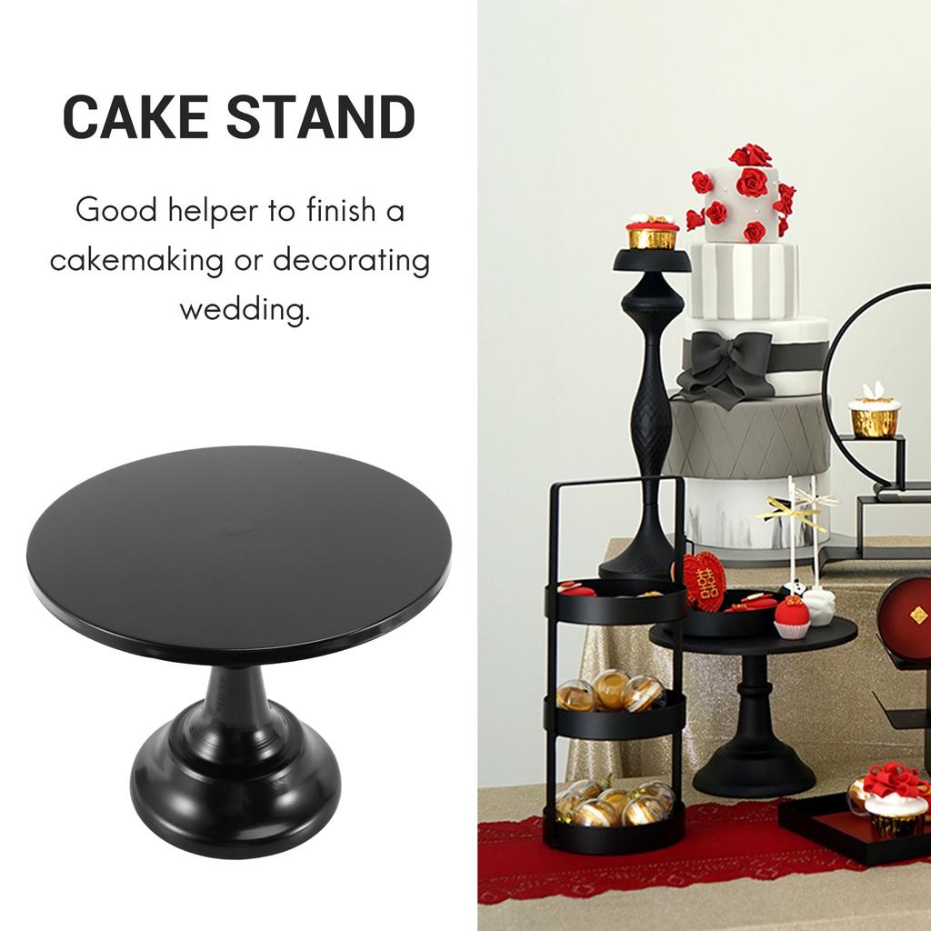 M-Modern-12 Inch Iron Round Cake Stand Cake Plate Pedestal Dessert Holder Wedding Birthday Party