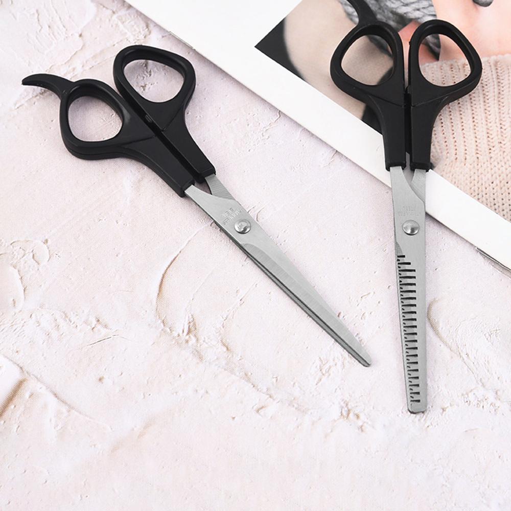 1PC Pet Grooming Scissors Tool Stainless Steel Thin Teeth Scissors Flat Scissors Black Scissors