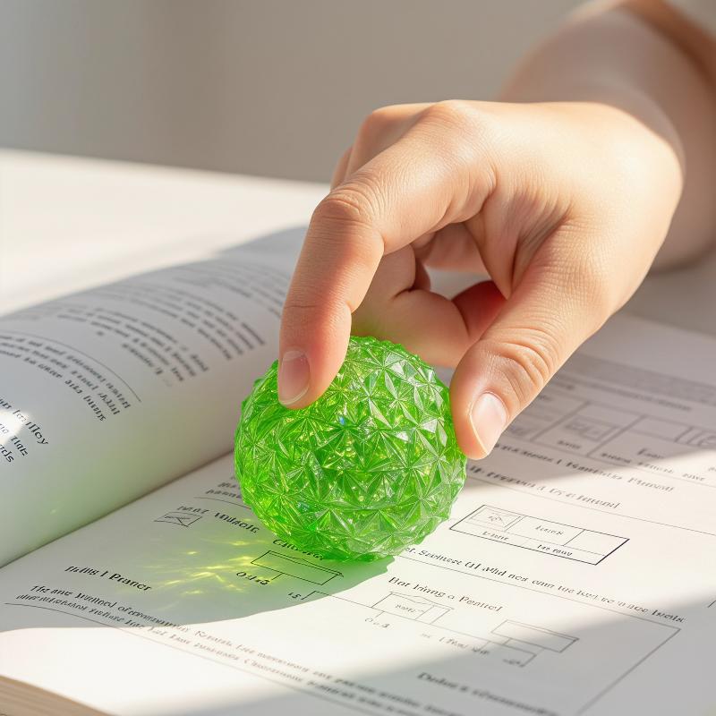 Bolas Sensoriales Silenciosas para Fidget y Estrés Multicolores Textura de Hielo Juguete para Apretar para Alivio del Estrés en el Aula Escolar
