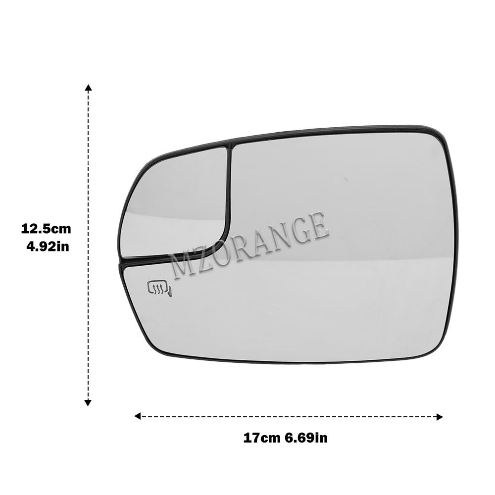 Vyhřívané sklo zpětného zrcátka pro Ford Edge 2015-2025, verze pro USA, náhradní příslušenství pro automobily FT4Z17K707B FT4Z17K707H