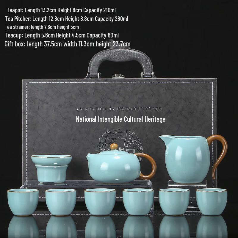 

Haofeng Ru Kiln Ceramic Tea Set