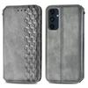 For Samsung Galaxy S24 FE PU Leather Case Rhombus Imprint Wallet Stand Phone Cover