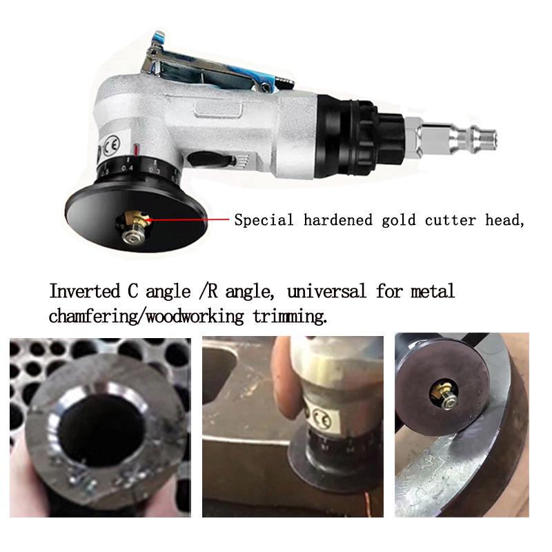 Handheld 45° Pneumatic Chamfering Machine for Metal Deburring