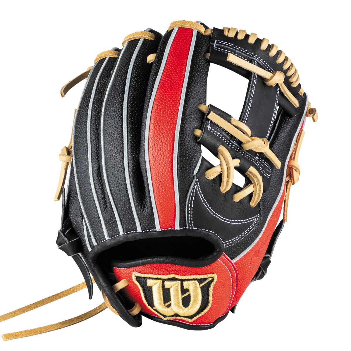 

Wilson AW Junior DMAX DUAL Throw Infielder s Baseball, 7J, BLSS/SCSS, Left-Handed