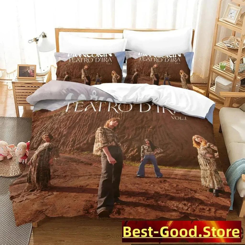 3D Print Maneskin Bedding Set Boys Girls Twin Queen King Size Duvet Cover Pillowcase Bed boys Adult Home Textileextile