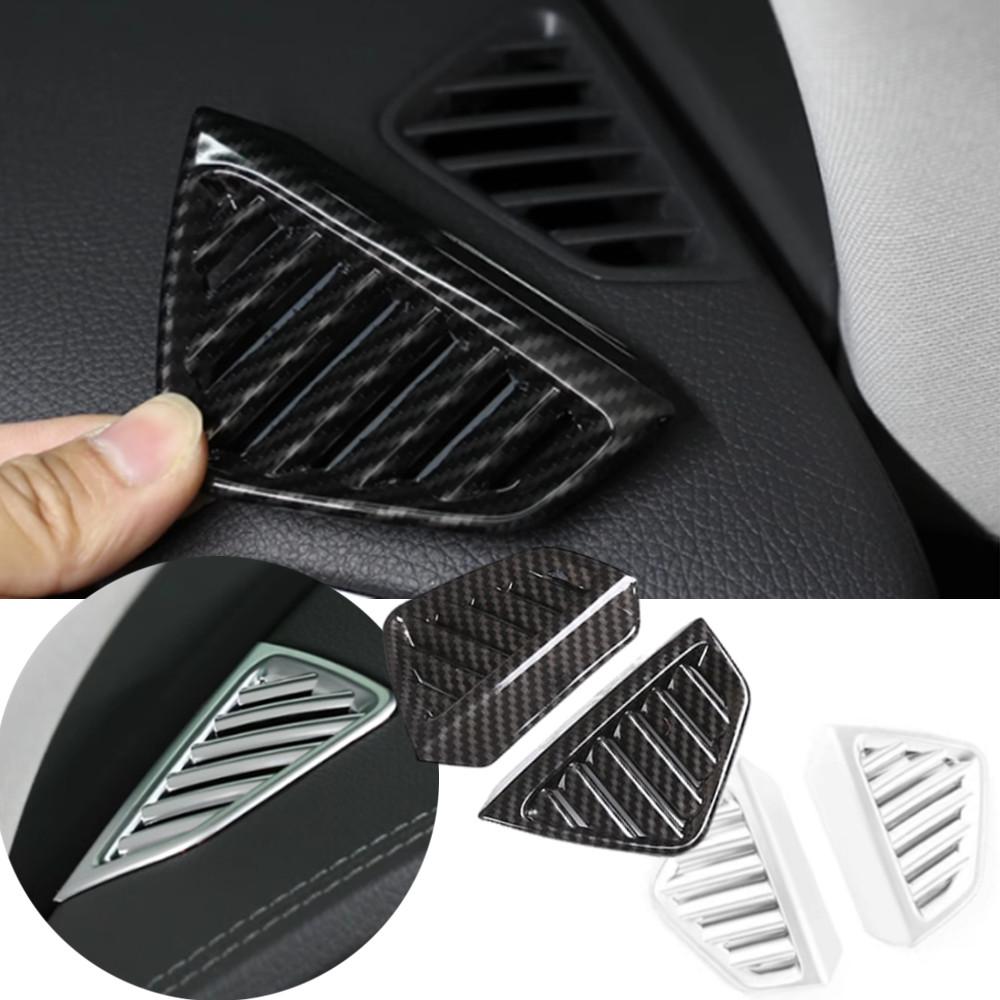 2025 Hot Racing Grills ABS Car Dashboard Air Conditioning Outlet Vent Frame Cover Trim Stickers Fit For Mercedes Benz GLE GLS W1