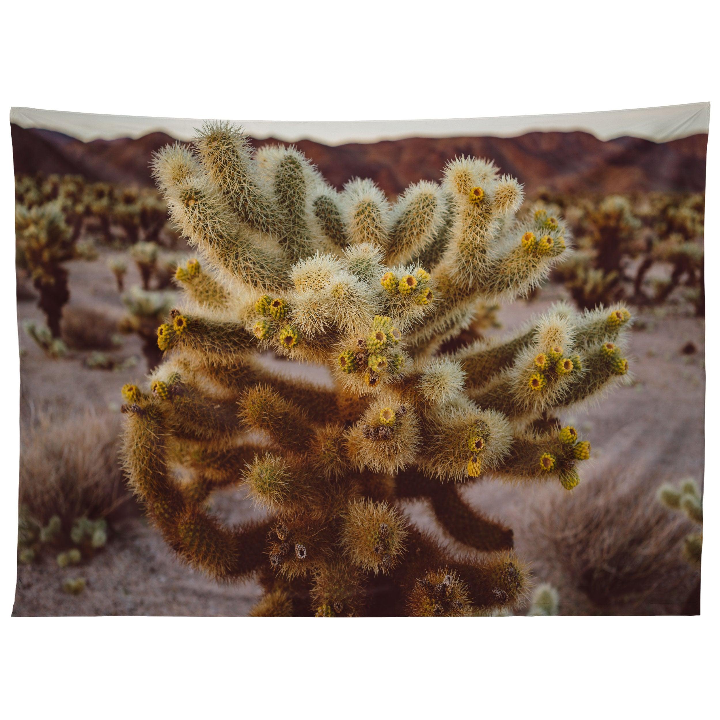 CHOLLA CACTUS GARDEN XIV tapestry 75x100