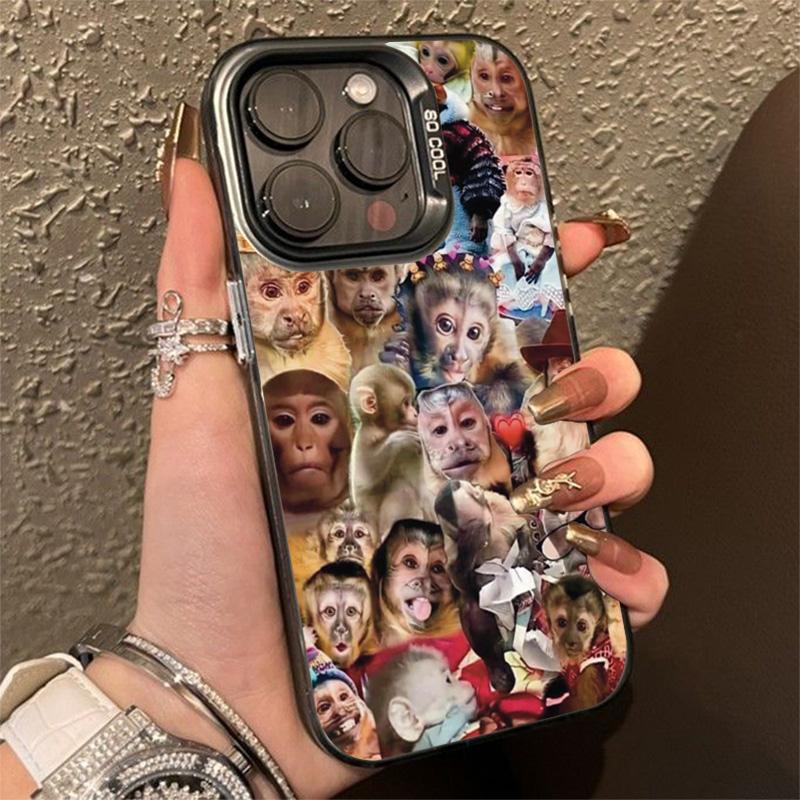 

New Creative Monkey Pattern Phone Case For Xiaomi Poco F6 X6 X5 M6 Pro F5 Mi 11 Lite 5G 14 13 14T 13T 12T Shockproof Back Cover Poco M6 Pro 4G