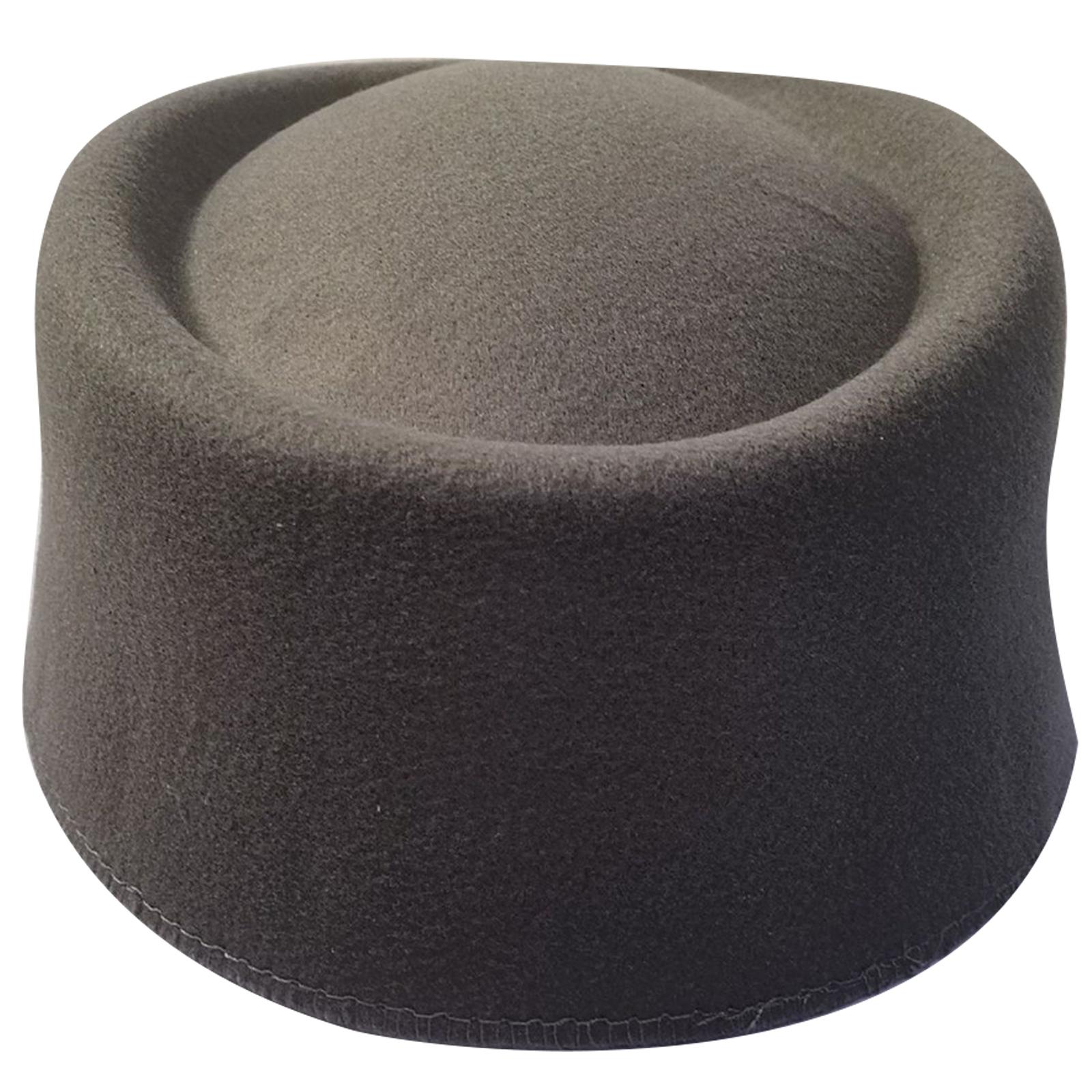 

Шляпка-таблетка Цилиндр Миллери Фасинатор Основа шляпы для женщин Повседневная одежда Вестерн Федора Одежда для хостесс серый