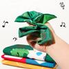 1 Set Colorful Baby Tissue Box with Crinkle Paper Yarn Cloth Fine Motor Skills Sensory Development Educational Toy Baby Shower Gift