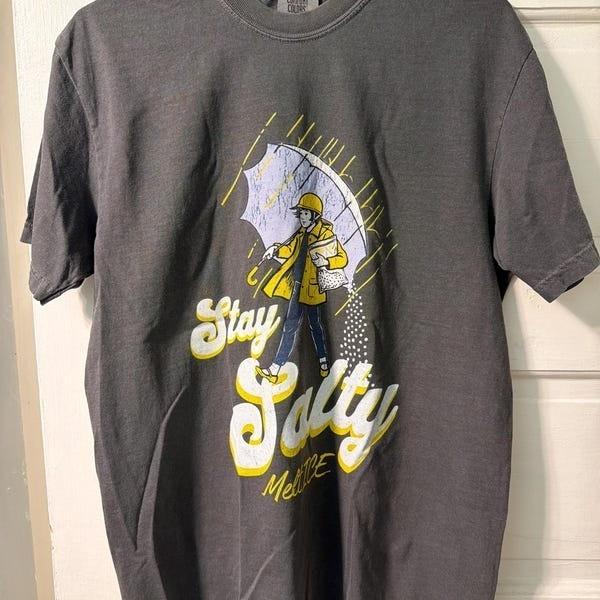 

Subtle Anti Ice Stay Salty Protest T-Shirt Keep Ice Out Pro Immigration Unisex T-Shirt M