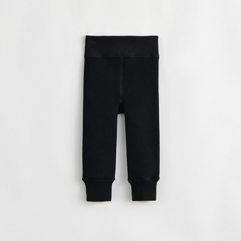 Versatile Magic Pants: Mark Jenny Girls  Elastic Fleece-Lined Warm Leggings Children s Pants Winter Wear 241656 Black 130