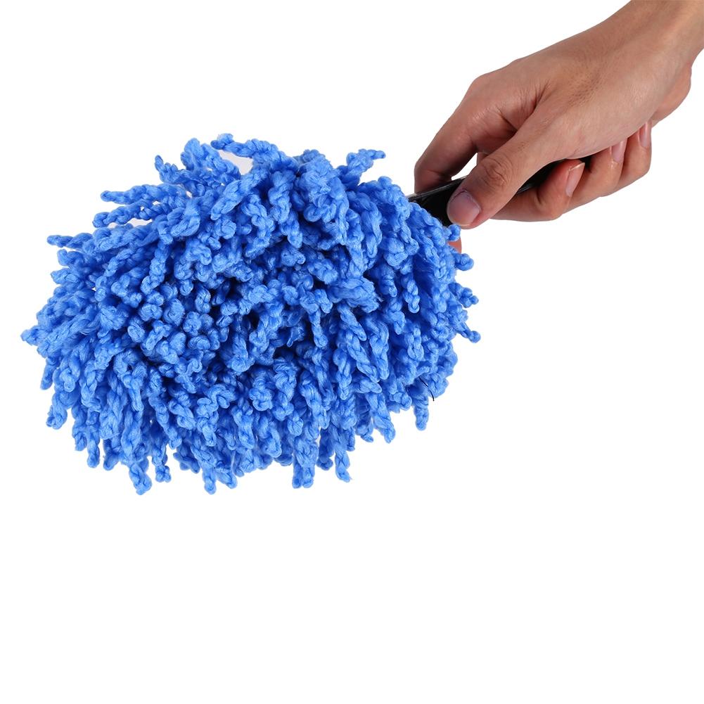 Microfiber Auto Window Wash Cleaner Long Handle Dust Car Cleaning Brush Care Towel Handy Washab