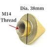 M10/M14 Thread Diamond Beveling Chamfer Bit 38/50mm Cone Punching Expanding Drill Bit Tool Practical Household Product