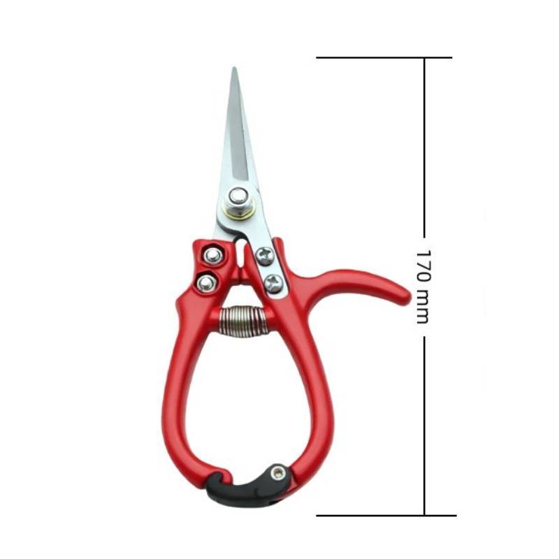 Garden Pruning Shears With Chrome Vanadium Steel Blade For Home Gardening And Floral Cutting