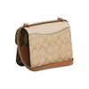 COACH MorganSquare Coated Canvas Crossbody Bags Small Womens Light Khaki
