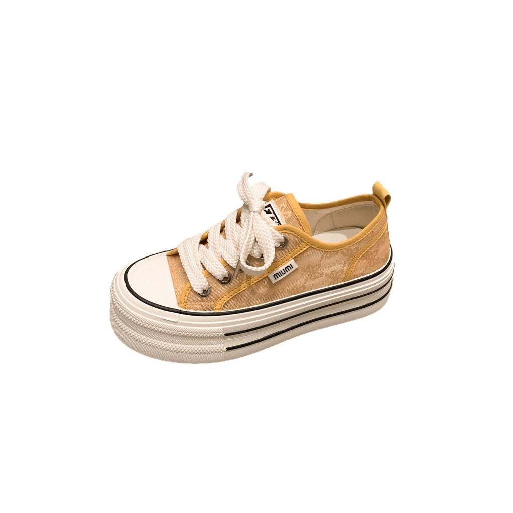 Breathable new thick little white shoes women's summer shoes 2025 super fire with baseplate thin canvas shoes season casual versatile skirt