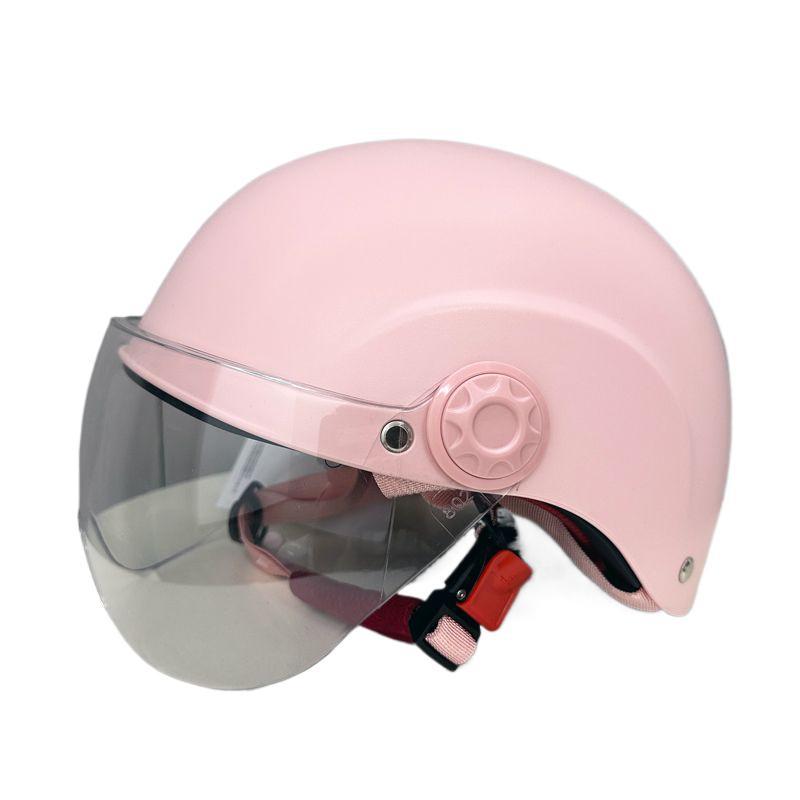Electric Car Helmet New National Standard Men and Women's Helmet Electric Car Summer Sun Protection Four Seasons Half Helmet
