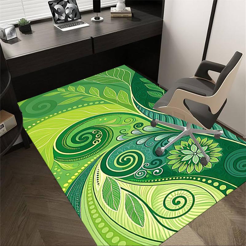 

1PC leaf pattern Extra Large Non Slip Floor carpet, Office, family, bedroom, Studio Large Area Rug Indoor Rugs, Vibrant Colors 60cm by 90cm