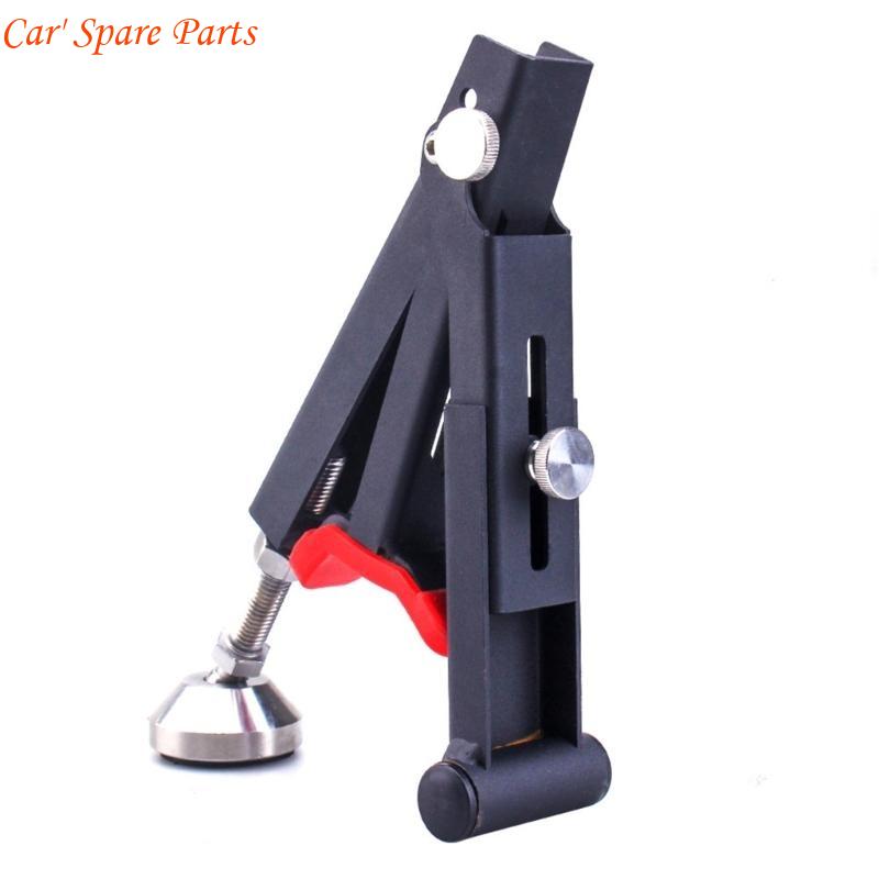Y4UA Motorcycle Wheel Stand Sided Paddock Front Rear Support, Portable Adjustable for Easy Bike Tire Repairs Maintenance Rack