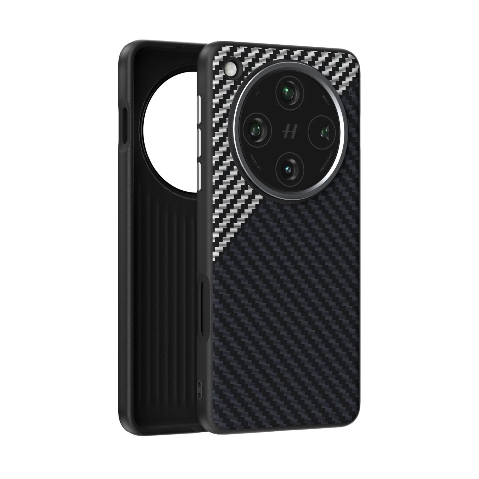 

For Oppo Find X8 Pro Case Magnetic Carbon Fiber Grain Cover for Find X8 Ultra X8S Plus Wireless Charging+Drop Test Slim Grip OPPO Find X8 Pro срібний