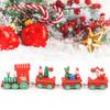 Cute Christmas   Rail Car Compartment Toy Christmas Decoration Ornament Children Gift Red
