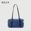 Ladies Tote Bag Korean Version Fashion Commuter Portable Large Capacity Denim Shoulder Bag